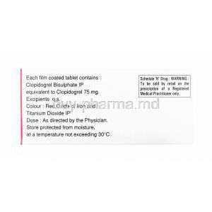 Antiplatt, Clopidogrel composition