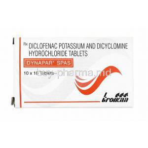 Dynapar SPAS, Diclofenac/ Dicyclomine