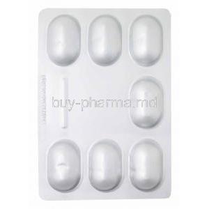 Janumet, Sitagliptin/Metformin, 50/1000mg, 56 tabs, MSD, Blister pack front view