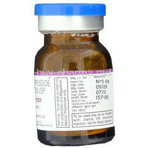 Nipress, Generic Nitropress, Sodium Nitroprusside Injection bottle information