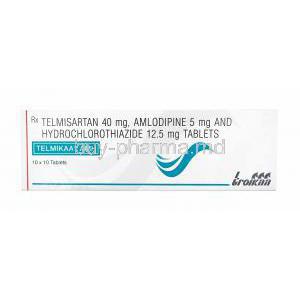 Telmikaa AMH, Telmisartan/ Amlodipine/ Hydrochlorothiazide