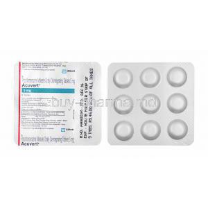 Acuvert, Prochlorperazine tablets