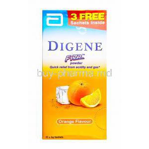 Digene Fizz Powder Orange Flavour