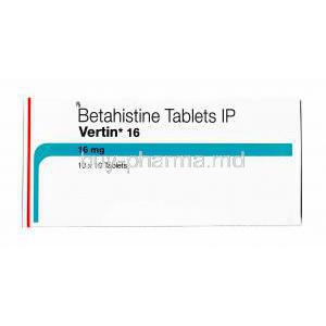 Vertin, Betahistine 16mg