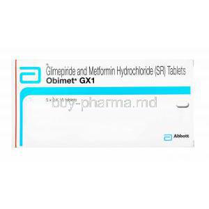 Obimet GX, Glimepiride/ Metformin