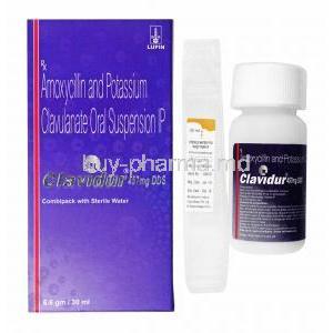 Clavidur DdS Oral Suspension, Amoxicillin/ Clavulanic Acid