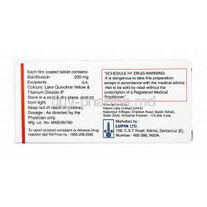 B-Cin, Balofloxacin manufacturer