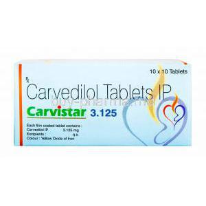 Carvistar, Carvedilol