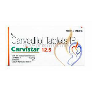 Carvistar, Carvedilol 12.5mg