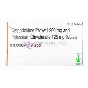 Doxcef CV, Cefpodoxime/ Clavulanic Acid