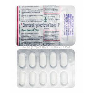 Combutol, Ethambutol 800mg tablets