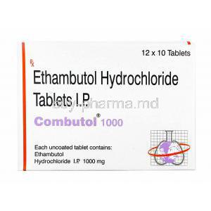 Combutol, Ethambutol 1000mg