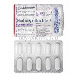 Combutol, Ethambutol 1000mg tablets