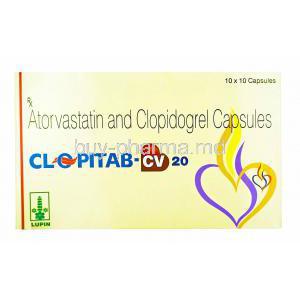 Clopitab-CV, Atorvastatin/ Clopidogrel