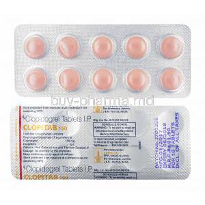 Clopitab, Clopidogrel 150mg tablets