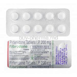 Fibrodone, Pirfenidone tablets