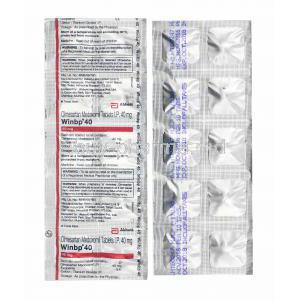 Winbp, Olmesartan 40mg tablets