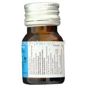 Angised, Glyceryl Trinitrate 0.5 mg Tablets Bottle information