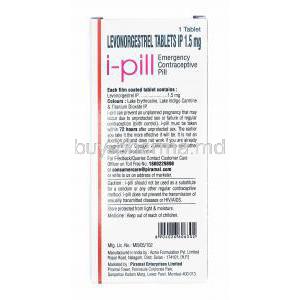 i-Pill, Levonorgestrel direction for use