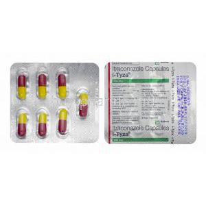 i-Tyza, Itraconazole 100mg capsules