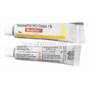 Sebifin Cream, Terbinafine tube