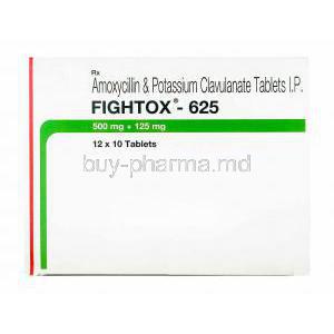 Fightox, Amoxicillin and Clavulanic Acid 625mg