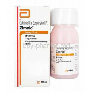 Zimnic Dry Syrup, Cefixime