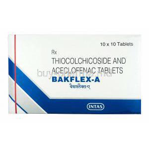 Bakflex-A, Aceclofenac/ Thiocolchicoside