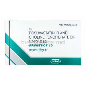 Arvast-CF,  Fenofibrate/ Rosuvastatin