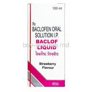 Baclof Oral Solution Strawberry, Baclofen