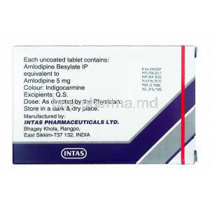 Amtas, Amlodipine 5mg manufacturer