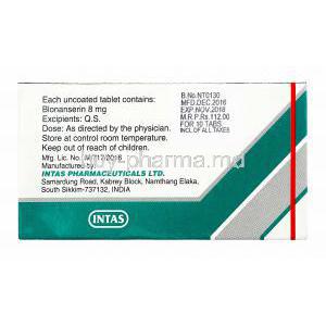 Blonitas, Blonanserin 8mg manufacturer