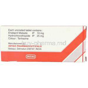 Generic  Vaseretic, Enalapril/ Hydrochlorothiazide manufacturer information