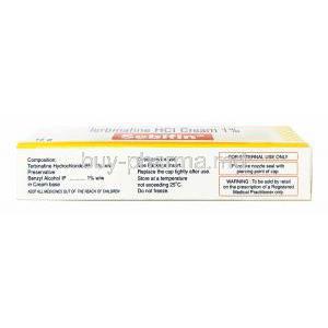 Sebifin Cream, Terbinafine directions for use