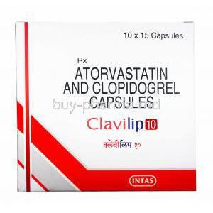 Clavilip, Atorvastatin/ Clopidogrel
