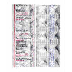 Decotaz, Deflazacort tablets