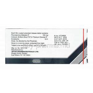 Frext, Fluvoxamine 100mg manufacturer