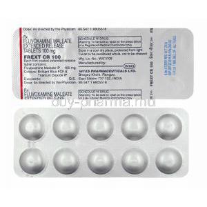 Frext, Fluvoxamine 100mg tablets