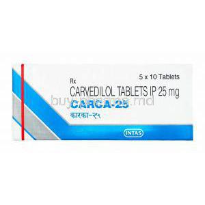 Carca, Carvedilol 25mg