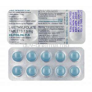 Elfolin, L-Methylfolate tablets