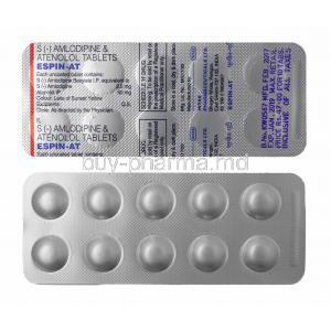 Espin-AT, Amlodipine and Atenolol tablets