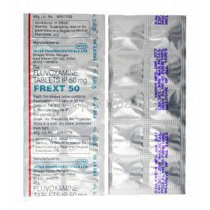 Frext, Fluvoxamine 50mg tablets