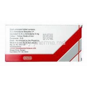 Espin, Amlodipine 5mg manufacturer