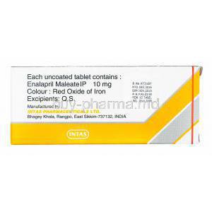 Enapril, Enalapril 10mg manufacturer