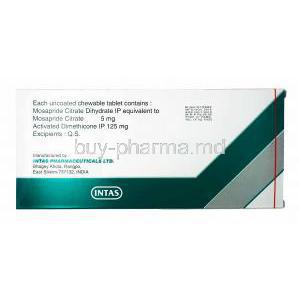 Moza MPS, Mosapride and Dimethicone manufacturer