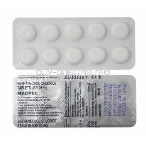 Macpee, Bethanechol 25mg tablets