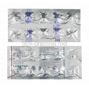 Lukotas, Montelukast tablets