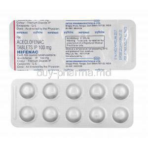 Hifenac, Aceclofenac tablets