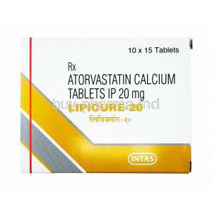 Lipicure, Atorvastatin 20mg