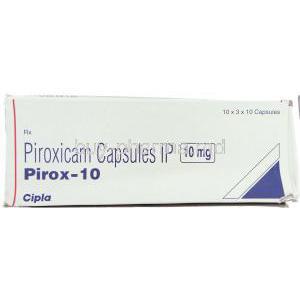 Pirox, Generic  Feldene,  Piroxicam 10 Mg Capsule